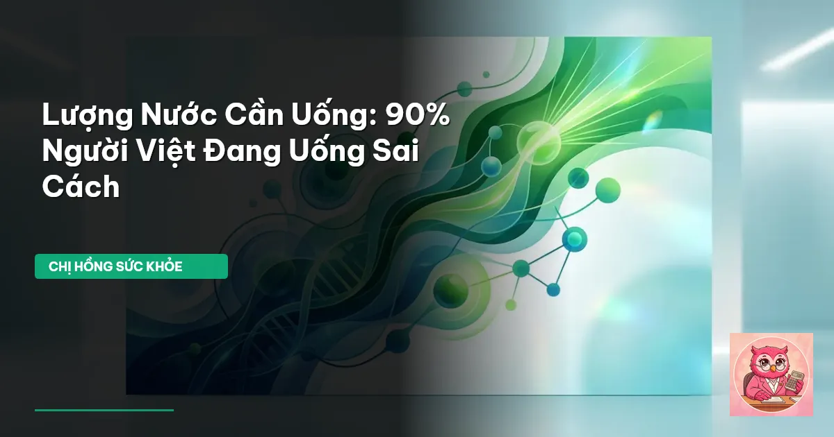 lượng nước cần uống