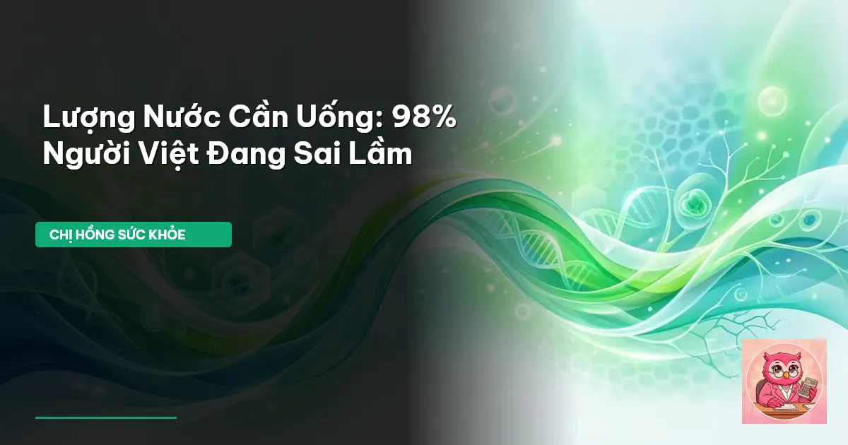 lượng nước cần uống