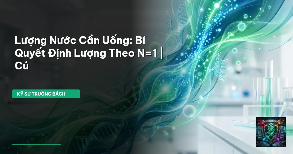 lượng nước cần uống