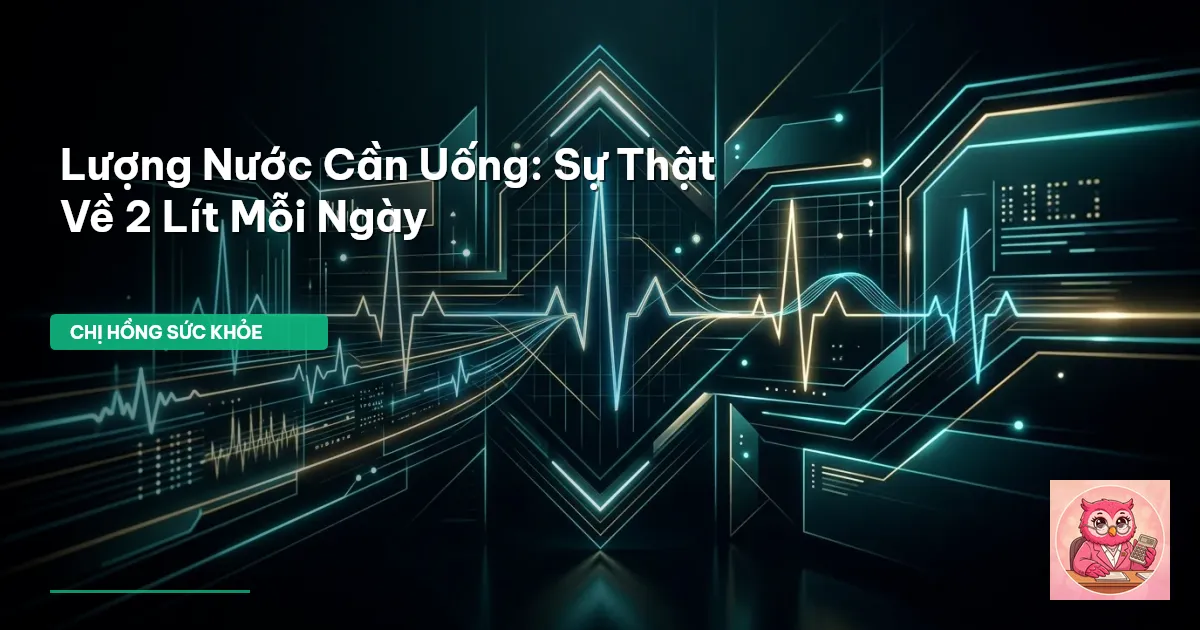 lượng nước cần uống
