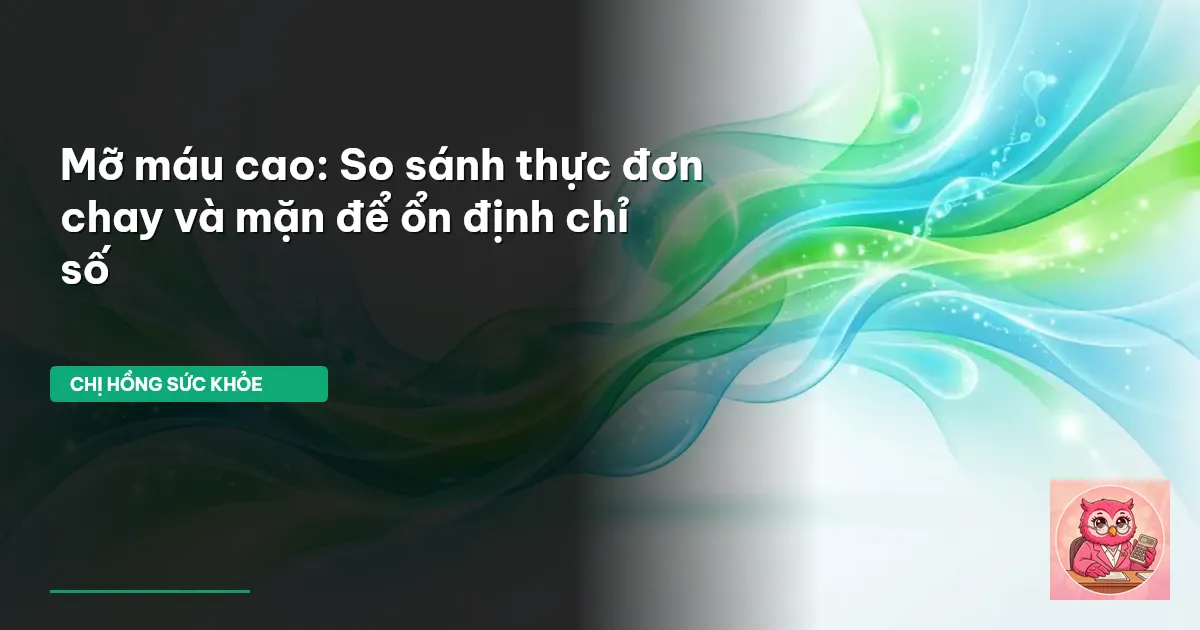 mỡ máu cao