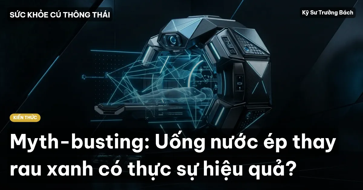 Myth-busting: Uống nước ép thay rau xanh có thực sự hiệu quả?