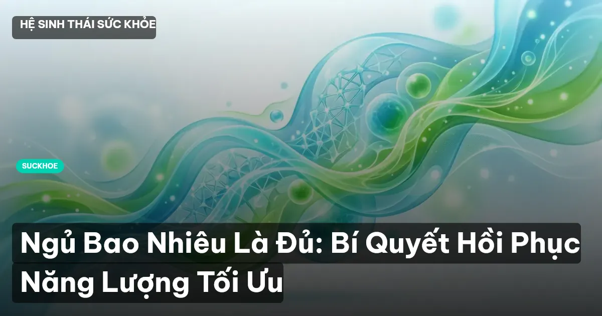 ngủ bao nhiêu là đủ