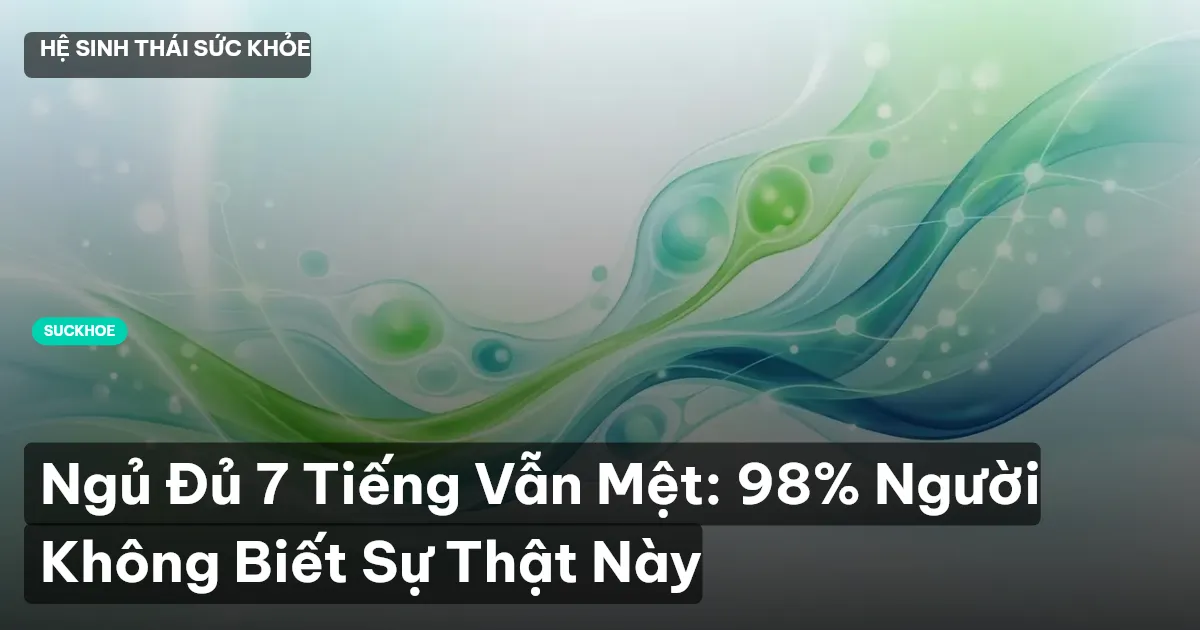 ngủ đủ vẫn mệt
