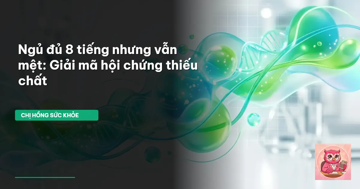 ngủ đủ nhưng vẫn mệt