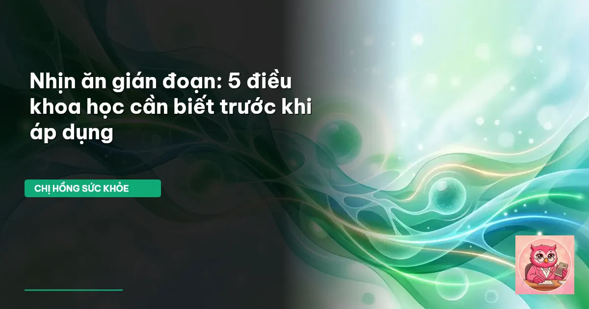 nhịn ăn gián đoạn
