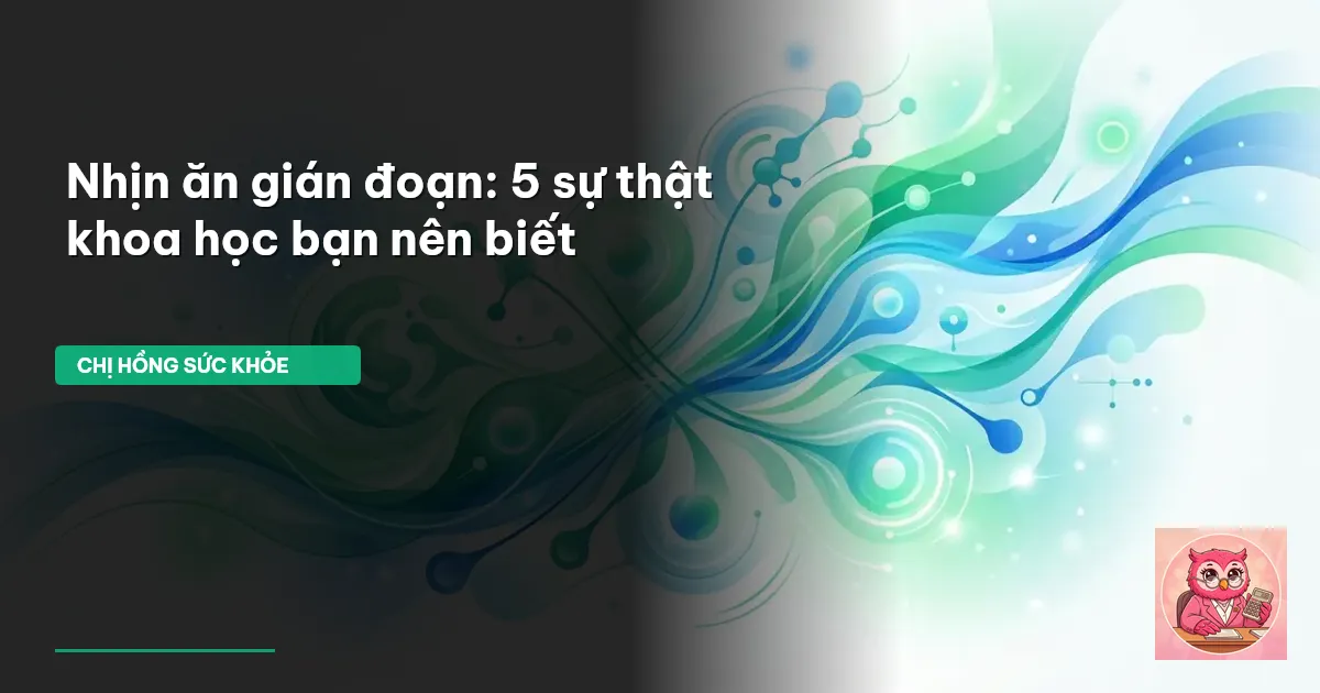 nhịn ăn gián đoạn