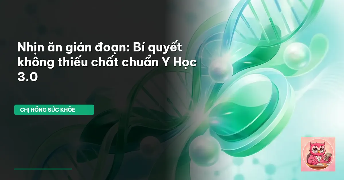 nhịn ăn gián đoạn