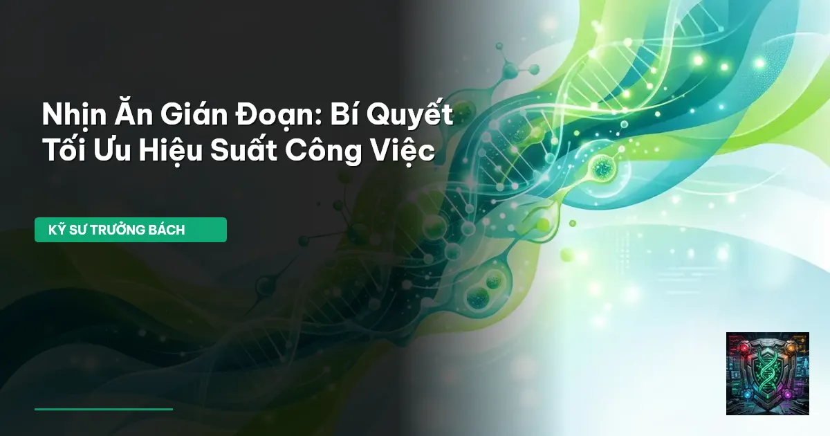 nhịn ăn gián đoạn