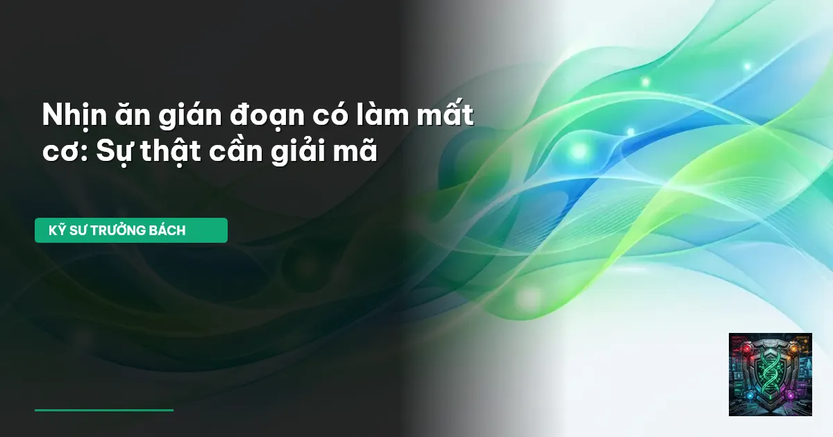 nhịn ăn gián đoạn