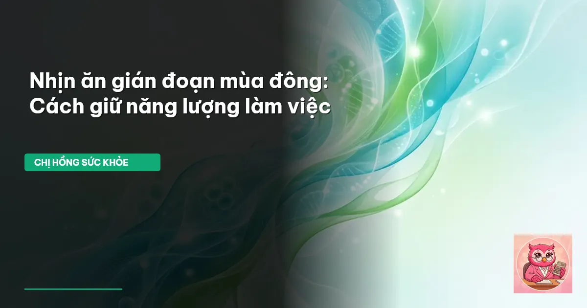 nhịn ăn gián đoạn