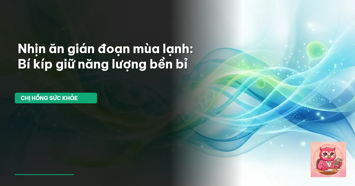 nhịn ăn gián đoạn