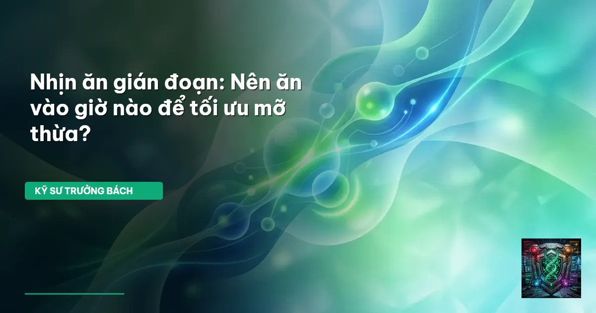 nhịn ăn gián đoạn