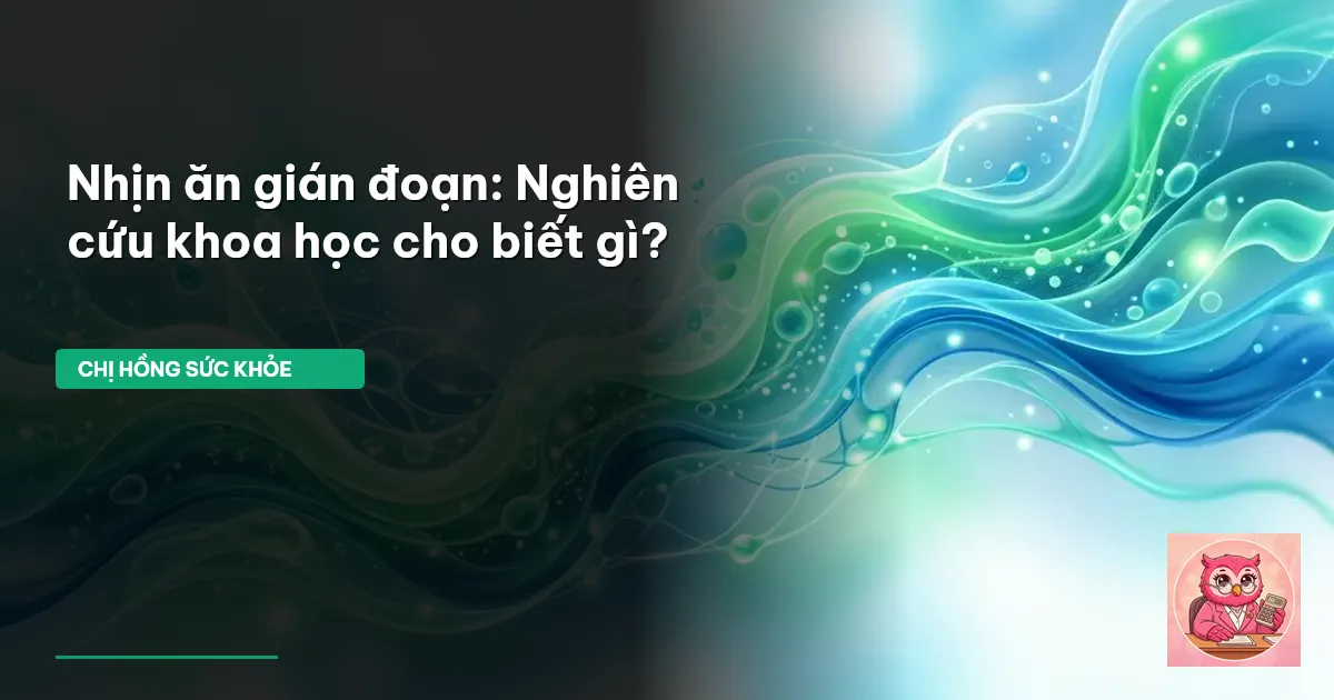 nhịn ăn gián đoạn