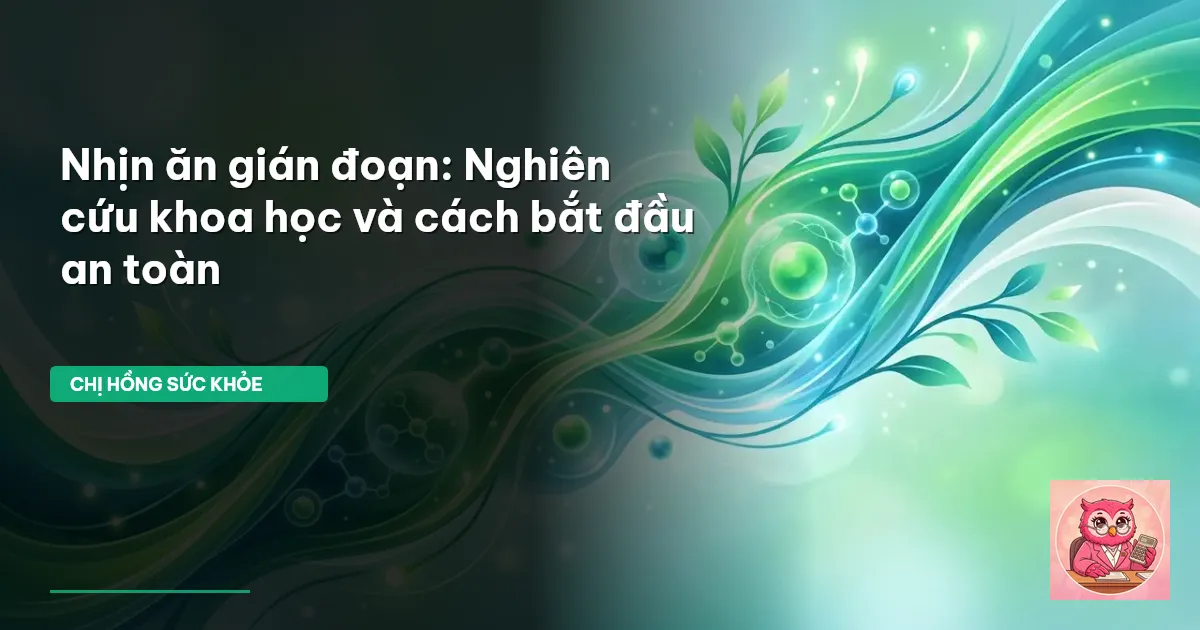 nhịn ăn gián đoạn
