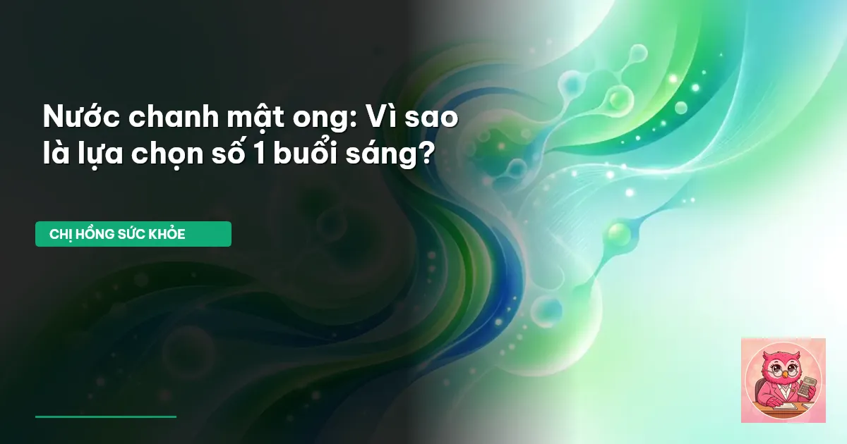 nước chanh mật ong