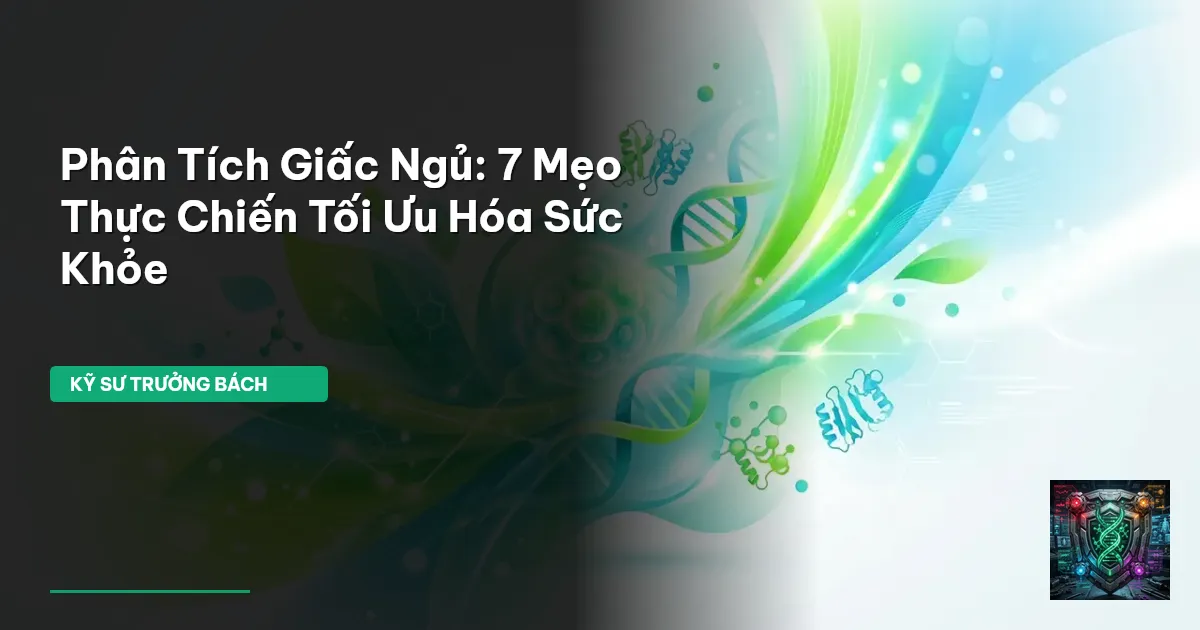 phân tích giấc ngủ