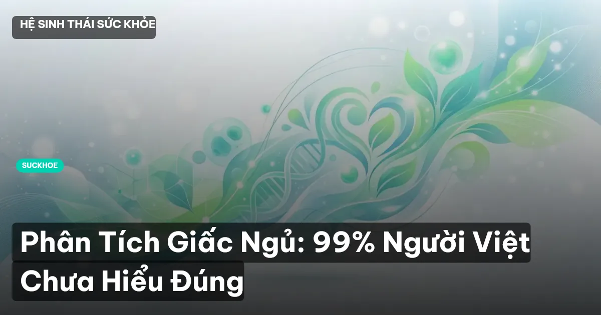 Phân Tích Giấc Ngủ: 99% Người Việt Chưa Hiểu Đúng