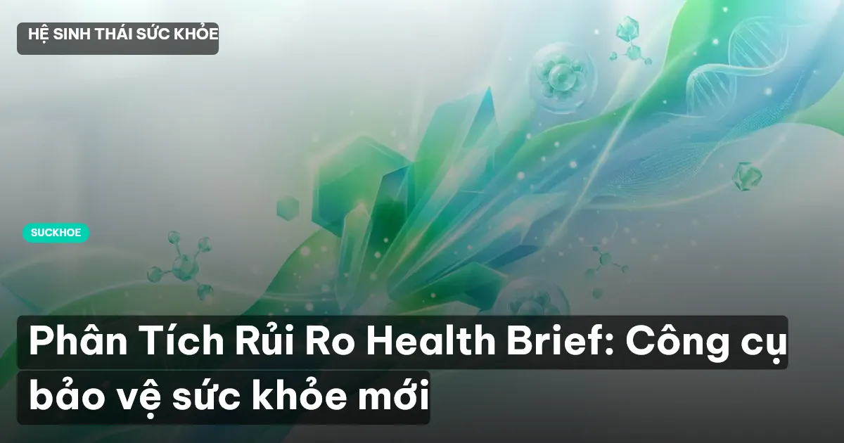 Phân Tích Rủi Ro Health Brief: Công cụ bảo vệ sức khỏe mới