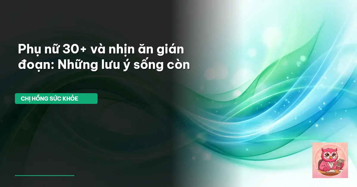 nhịn ăn gián đoạn