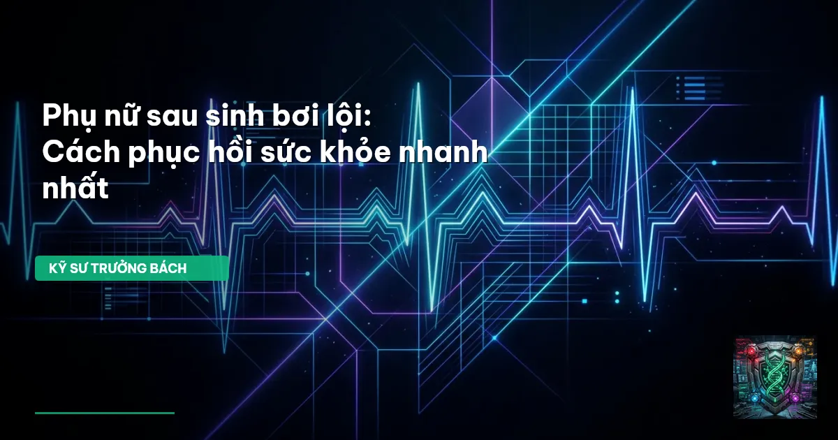 phụ nữ sau sinh bơi lội