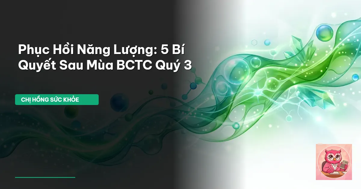 phục hồi năng lượng