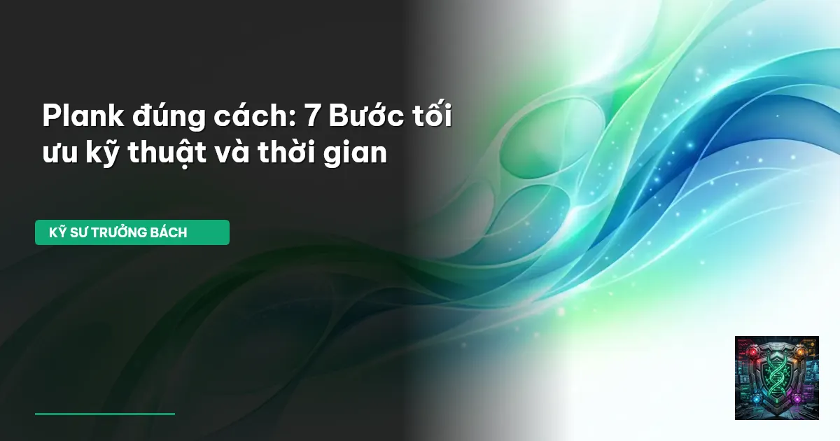plank đúng cách