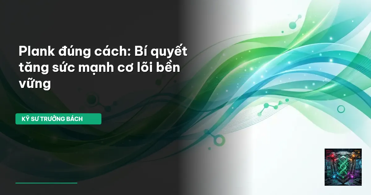 plank đúng cách