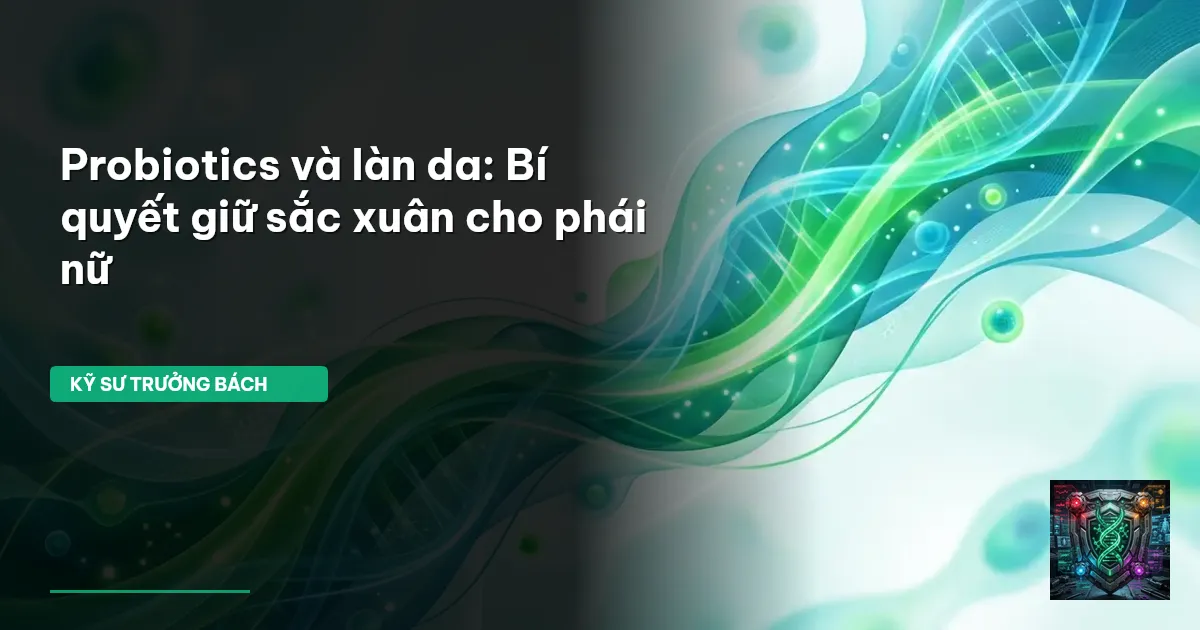probiotics và làn da