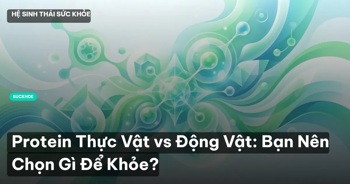 Protein Thực Vật vs Động Vật: Bạn Nên Chọn Gì Để Khỏe?