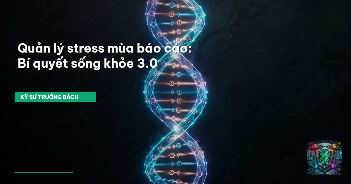 stress mùa báo cáo