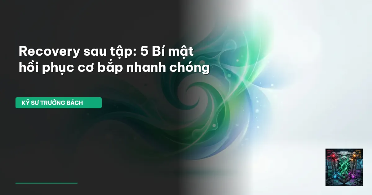 recovery sau tập