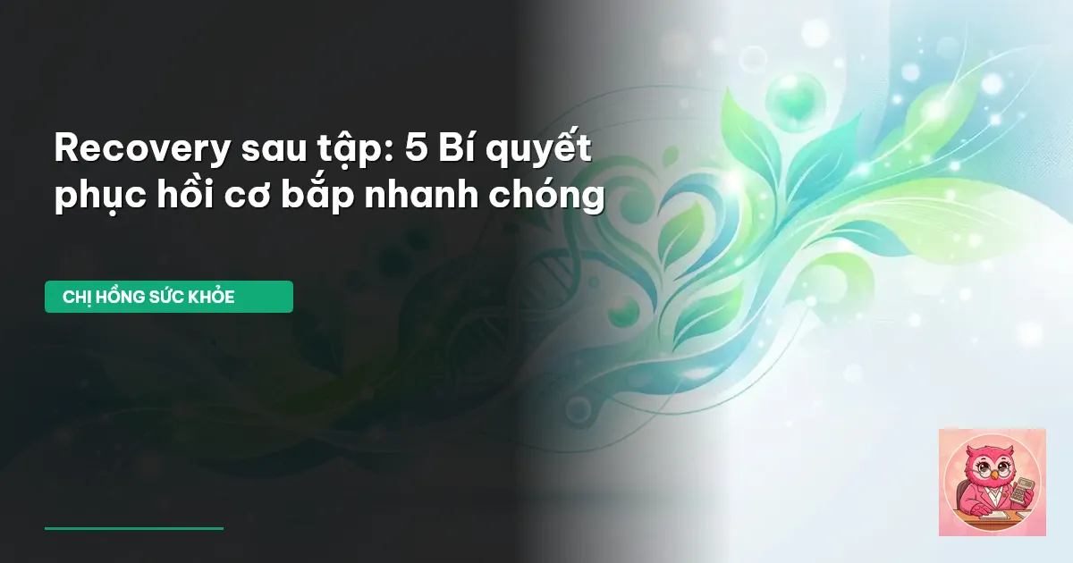 recovery sau tập