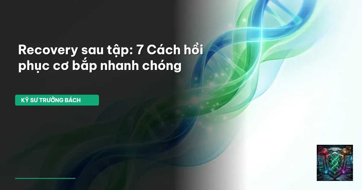 recovery sau tập