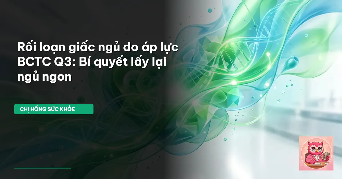 rối loạn giấc ngủ