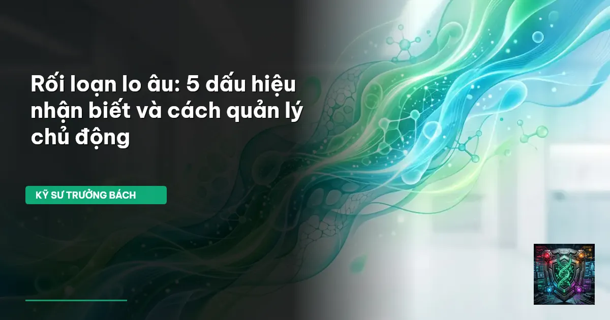 rối loạn lo âu