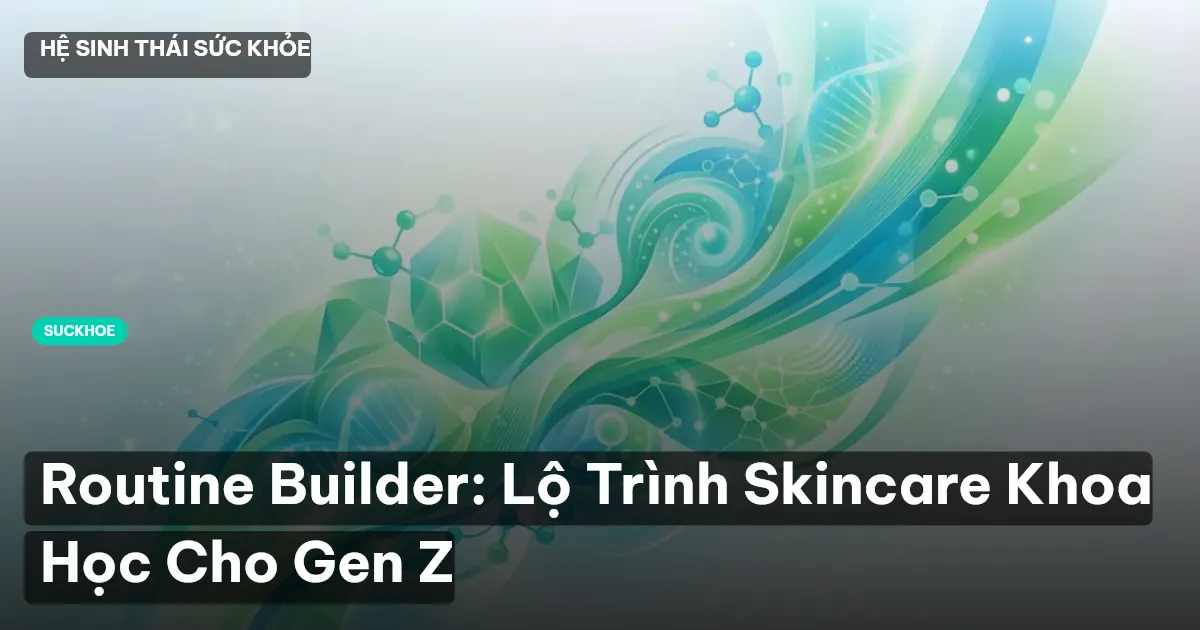 Routine Builder: Lộ Trình Skincare Khoa Học Cho Gen Z