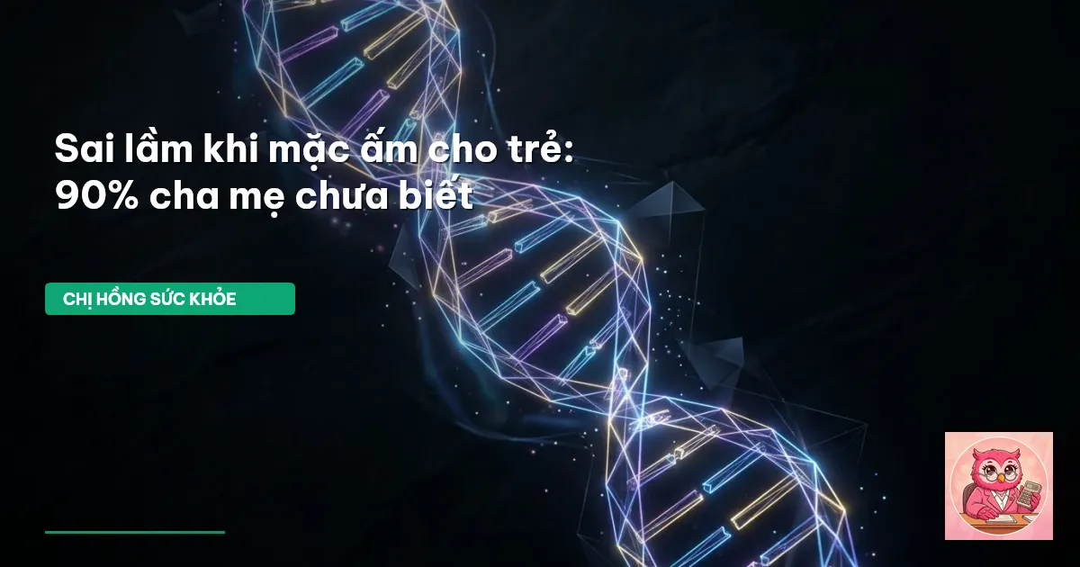 mặc ấm cho trẻ