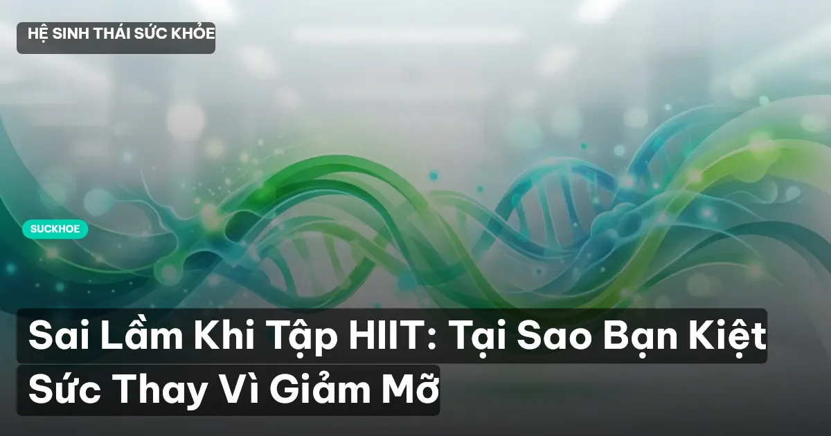 Sai Lầm Khi Tập HIIT: Tại Sao Bạn Kiệt Sức Thay Vì Giảm Mỡ