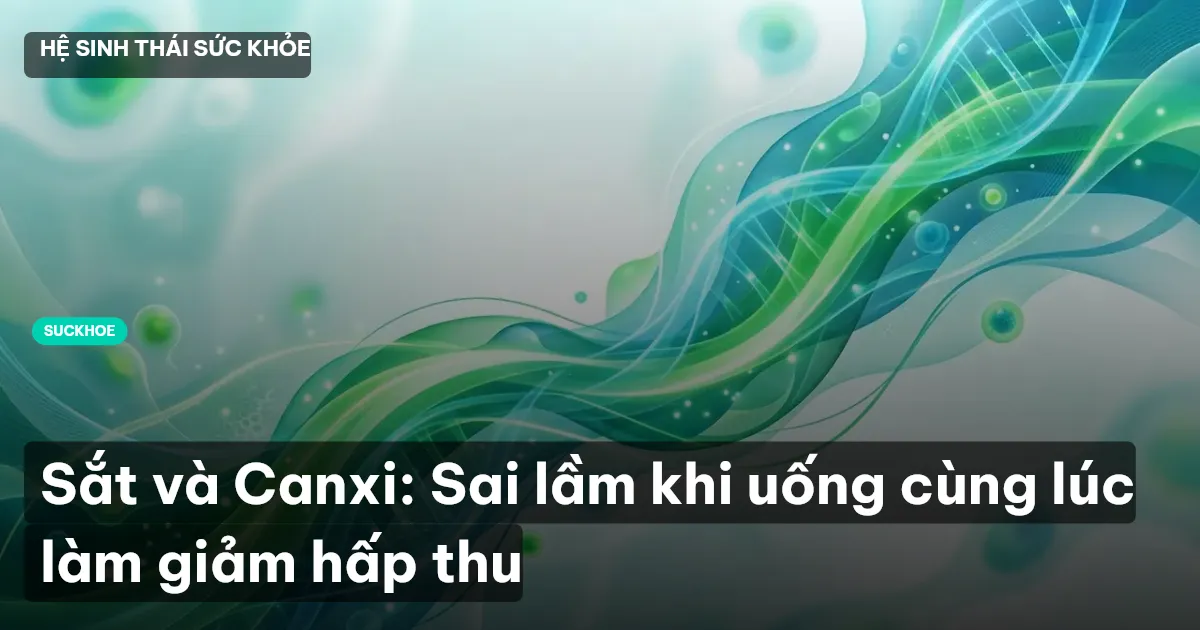 sắt và canxi