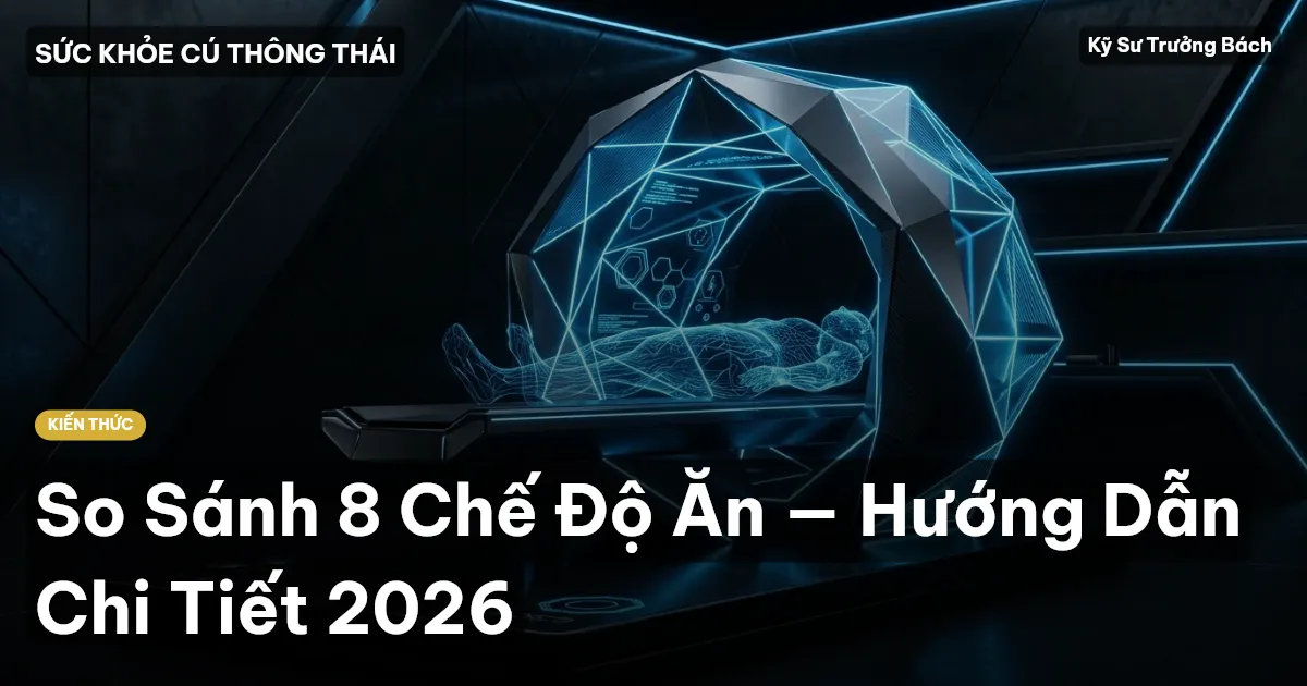 So Sánh 8 Chế Độ Ăn — Hướng Dẫn Chi Tiết 2026