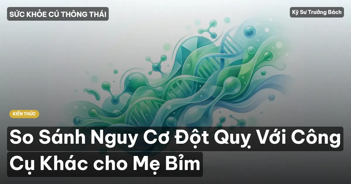 So Sánh Nguy Cơ Đột Quỵ Với Công Cụ Khác cho Mẹ Bỉm