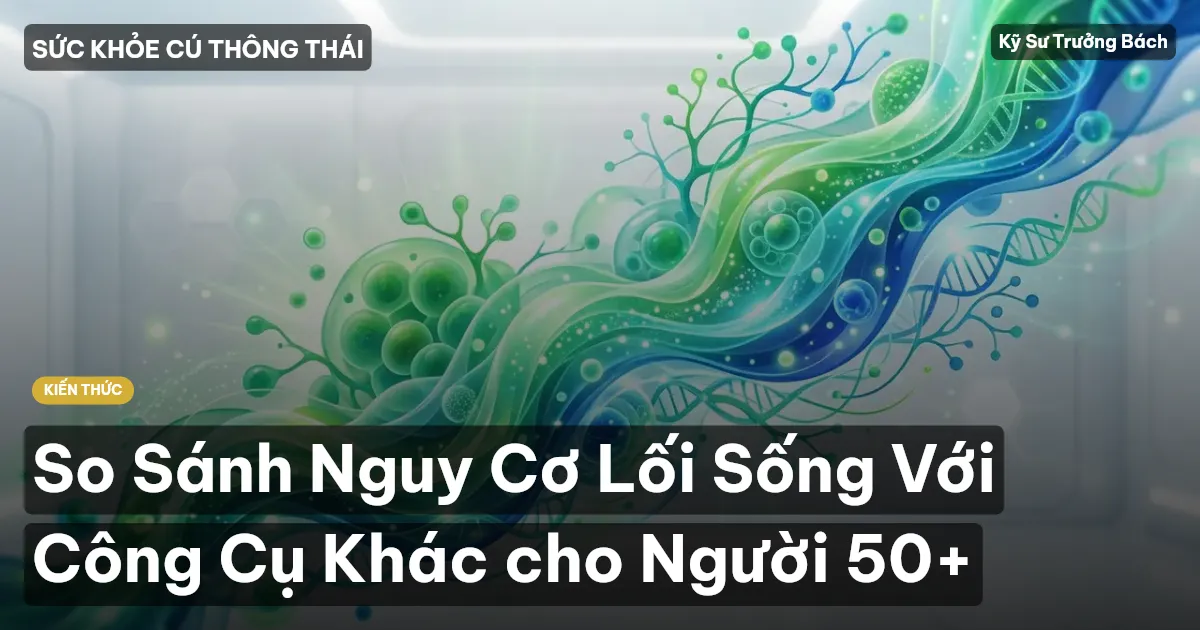 So Sánh Nguy Cơ Lối Sống Với Công Cụ Khác cho Người 50+