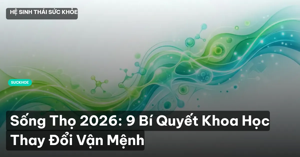 Sống Thọ 2026: 9 Bí Quyết Khoa Học Thay Đổi Vận Mệnh