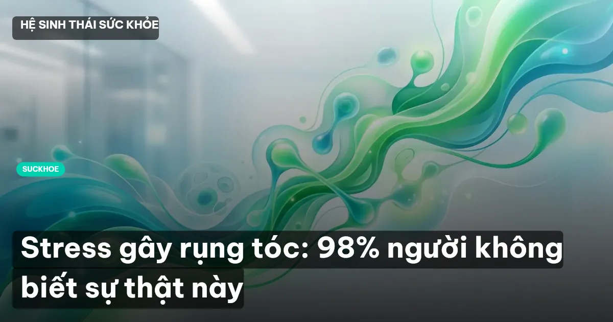 Stress gây rụng tóc: 98% người không biết sự thật này