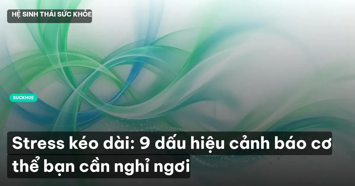 Stress kéo dài: 9 dấu hiệu cảnh báo cơ thể bạn cần nghỉ ngơi