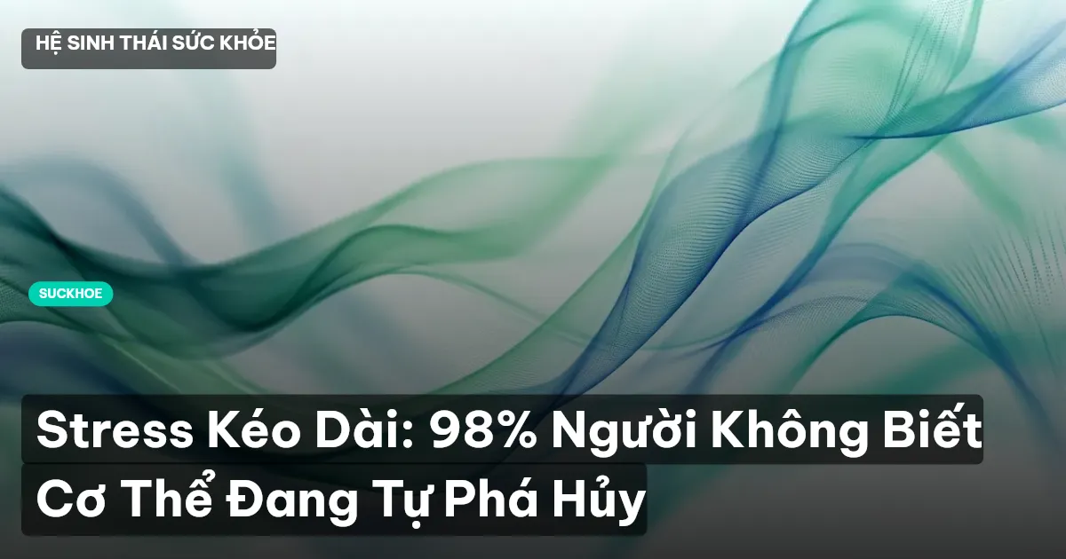 Stress Kéo Dài: 98% Người Không Biết Cơ Thể Đang Tự Phá Hủy