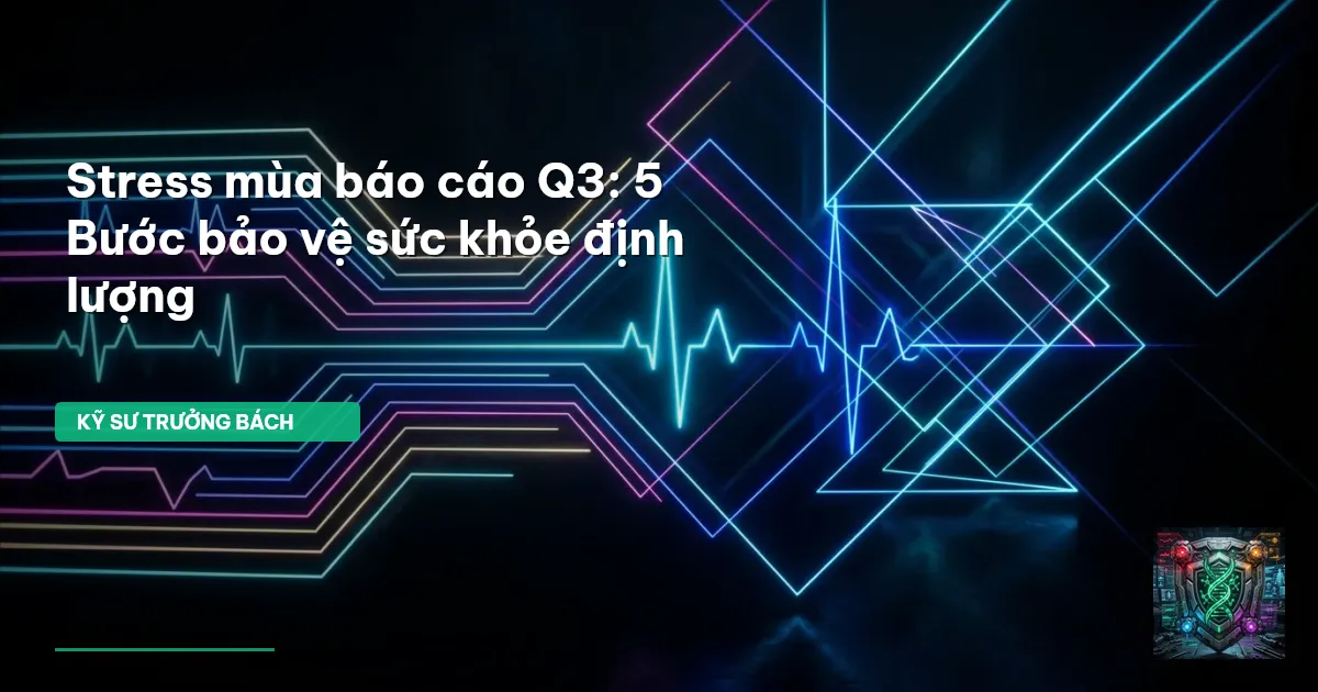 stress mùa báo cáo