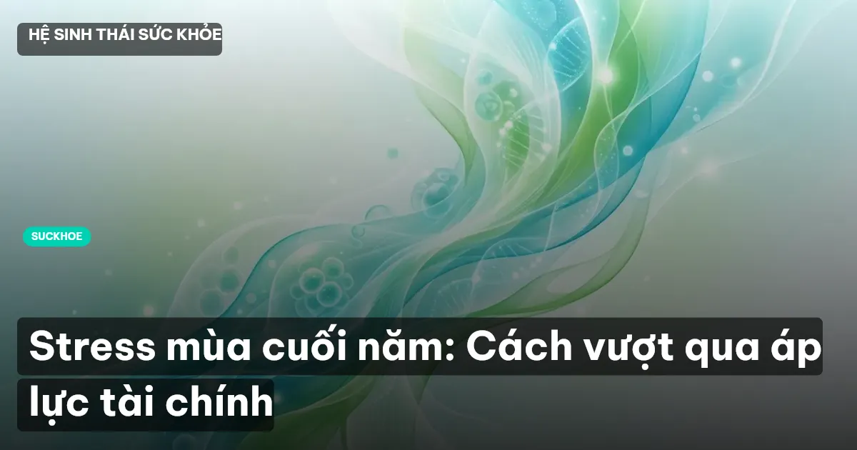 Stress mùa cuối năm: Cách vượt qua áp lực tài chính