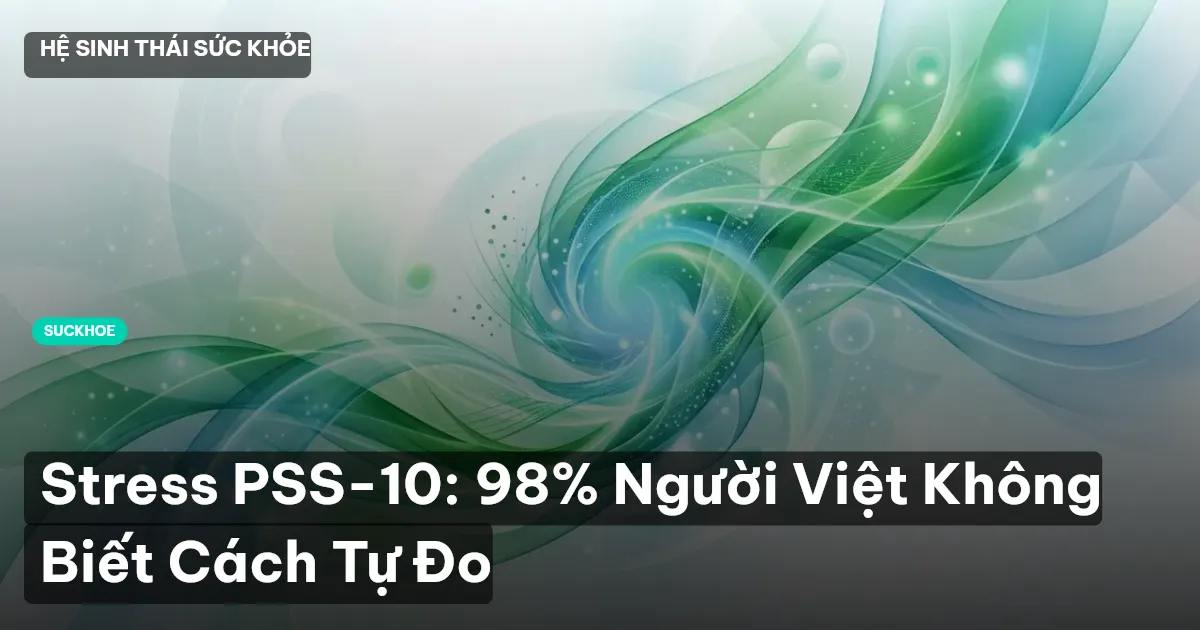 Stress PSS-10: 98% Người Việt Không Biết Cách Tự Đo